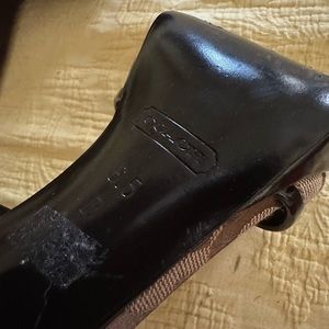 Coach peep toe heels